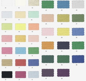 ผ้าผสมคอตตอนลินินย้อมสีสำหรับชุดเดรสเสื้อเชิ้ตและกางเกงสำหรับฤดูใบไม้ผลิฤดูร้อน - Product Image 5