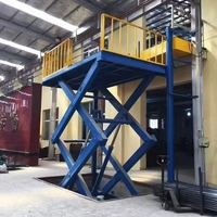 Plateforme élévatrice à ciseaux hydraulique de 2 tonnes, 5 tonnes, 10 tonnes, 15 tonnes, 18 tonnes, 20 tonnes pour entrepôt et atelier