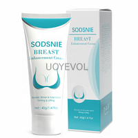 Crème d'augmentation mammaire SODSNIE, améliore le relâchement, anti-âge, fermeté, sexy, favorise le développement secondaire, collagène, soin des seins, 40g