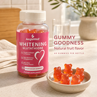 Gummies blanchissantes au glutathion prêtes à l'emploi, gummies éclaircissantes pour la peau avec collagène marin, complément de soin pour la peau, les cheveux, les ongles et les os