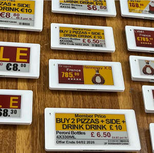 Nuevas Ideas de Productos: Etiqueta Electrónica de Precio para Supermercado, 2.4Ghz, con Pantalla Digital de Tinta Electrónica a Color - Product Image 1