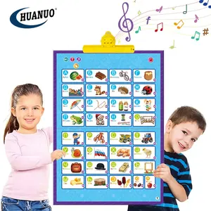 Kids early learning alphabet 13 in 1 russian wall chart educational talking chart