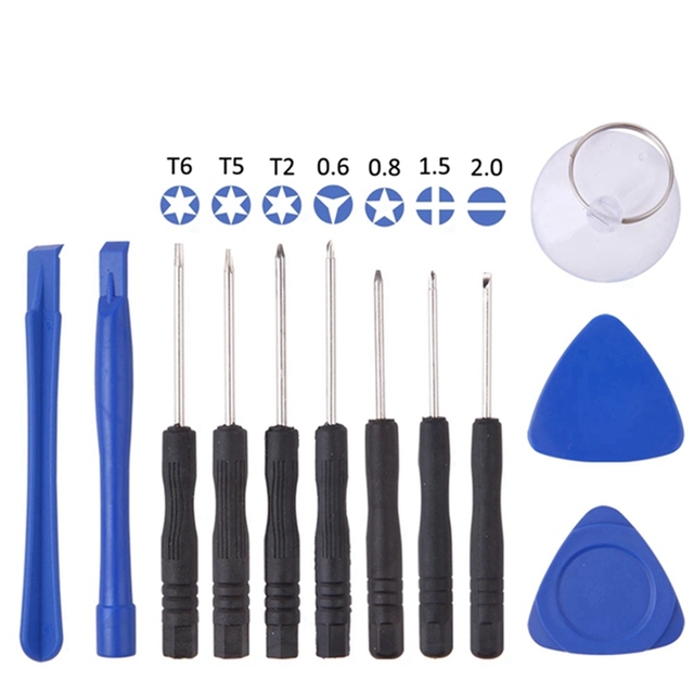 Universal 9 in 1 Mobile Phone Opening Pry Repair Tools Kit for iPhone Android
