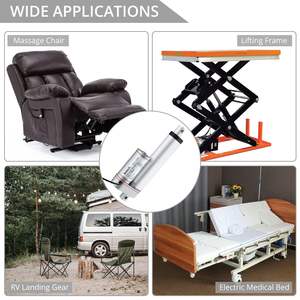 เครื่องแอคชูเอเตอร์เชิงเส้นไฟฟ้าสำหรับงานหนักระบบแอคชูเอเตอร์เชิงเส้นแบบ160lbs 12V 6<span class=keywords><strong>นิ้ว</strong></span> - Product Image 6