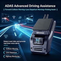 DVR mobile 4G 4 canaux avec suivi vidéo GPS en temps réel, lecture des trajets, enregistrement sur 4 canaux, stockage intégré et détection ADAS