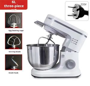 Batteur Électrique sur Socle en Acier Inoxydable pour Boulangers à Domicile, avec Fouet à Pâte et Boîtier en Plastique, Mixeur Alimentaire OEM Transfrontalier pour la Pâtisserie - Product Image 4