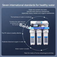 Distributeur d'eau électrique à 7 étapes 75 gallons 280-L pour système d'osmose inverse à eau pure pour usage domestique ou hôtels
