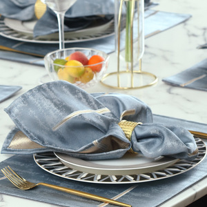 Napperon jacquard en lin blanc naturel, décoration pour mariage, dîner <span class=keywords><strong>de</strong></span> noël, 1 pièce, combinaison - Product Image 2