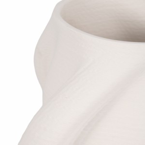 Vaso in Porcellana 3D Moderno e Intrecciato, Elemento Decorativo Scultoreo per Soggiorno e Camera da Letto - Product Image 4