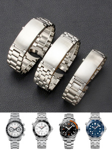 <span class=keywords><strong>Bracelet</strong></span> de montre en métal à extrémité incurvée 18mm 20mm 22mm <span class=keywords><strong>Bracelet</strong></span> de montre en acier inoxydable à <span class=keywords><strong>boucle</strong></span> déployante brossée pour <span class=keywords><strong>bracelet</strong></span> de montre intelligente - Product Image 5