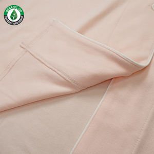 Conjuntos de ropa de dormir suave para mujer respetuosos con el medio ambiente con logotipo privado, conjuntos de pijamas de algodón orgánico 100% largos personalizados para damas - Product Image 4
