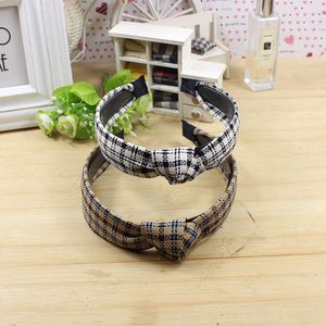 Korean Style Fabric <b>Headband</b> With <b>Bow</b> Women Casual Headdress Cloth Manual Made Yiwu Origin Fall 2022 - Product Image 2