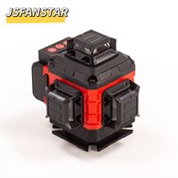 Super léger 16 lignes 4d 360 rotatif vert 4 en 1 niveau laser niveleur de ligne laser faisceau extérieur