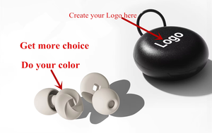 จุกอุดหูซิลิโคนกันเสียงแบบกำหนดโลโก้ได้ สำหรับการนอนหลับลึก ป้องกันเสียงรบกวน ใช้ซ้ำได้ - Product Image 5