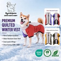 Vêtements pour animaux de compagnie OEM ODM, veste imperméable et chaude pour chien, manteau d'hiver pour chien, protège du froid et du vent, vêtements réfléchissants pour chien à deux pattes