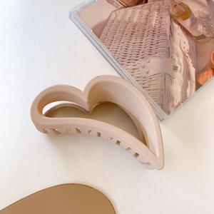 Yeni tasarım büyük düz renk buzlu aşk sapları banyo saç klipleri pençe saç aksesuarları - Product Image 6