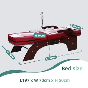 Korea Premium Best Nu Chiropractic Jade Masajeador Roller Bed <span class=keywords><strong>Rolling</strong></span> Terapia térmica Spine Master Cama de masaje infrarrojo lejano - Product Image 3
