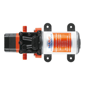 Bomba de Diafragma de Alta Presión SEA FLO, 1.4 GPM/5.1 LPM, 80 PSI, 12v DC, Mini Bomba <span class=keywords><strong>para</strong></span> Bicicleta, Barco y Autocaravana - Product Image 2