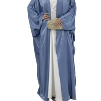 Luxe dames Abaya van glimmende fluweel, eenvoudige elegante bescheiden Dubai moslimjurk voor bruiloften - ODM