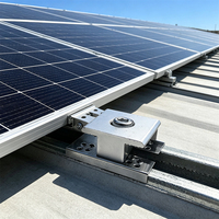 Plaque de connexion SECARE en acier inoxydable pour support de montage photovoltaïque, transition de module solaire, rail de fixation en C pour installation solaire