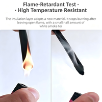 Kabel Tembaga Tahan Api Chengtiantai ZC RVV 1/1.5/2.5/4/6/10mm2 2 3 Inti Fleksibel untuk Ekstensi Daya