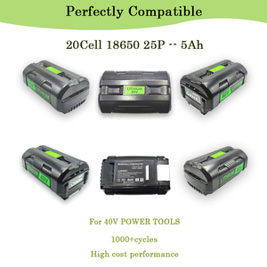 무선 낙엽/눈/먼지 제거기, 잔디깎이, 전동 공구 교체용 40V 리튬 이온 충전식 배터리 - Product Image 2