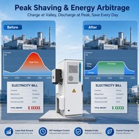 Gabinete de Baterías de Iones de Litio de 358V 409V 50kwh 100kwh 150kWh 240kwh 300kwh 400kwh 500kWh para Uso Comercial, Agrícola e Industrial