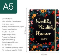 En gros Impression Personnalisée Relié Spirale Affirmation Gratitude Autosoin Planificateur Prière Sermon Journal Bible Carnets