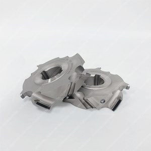 TUOKE 100x30xH20 (Z4+4) 44&deg; <strong>PCD</strong> Woodworking Cutter <strong>End</strong> <strong>Mill</strong> Cutter Furniture Diamond Pre-Milling Cutter Head Wood Cut - Product Image 6