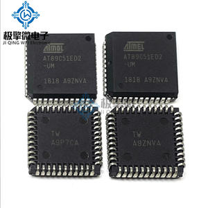 Микроконтроллер JQW AT89C51ED2 AT89C51ED2-UM AT89C51ED2-SLSUM, новый оригинальный 8-битный микроконтроллер с флеш-памятью, электронный компонент PLCC44 - Product Image 1