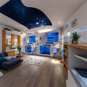 Современная кровать размера «<span class=keywords><strong>King</strong></span>-Size», новый японский дизайн, в стиле ABS-панели для квартиры, общежития и отеля, интерната, кровати для спальни - Product Image 3