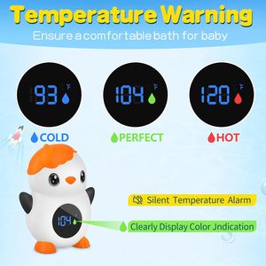 Termómetro de Baño para Bebés al por Mayor - Sensor Inteligente Recargable con Forma de Pingüino de Plástico para Monitoreo Seguro - Product Image 5