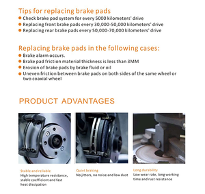 EEP – pièces de rechange de voiture, plaquettes de frein avant et arrière pour <span class=keywords><strong>Toyota</strong></span> <span class=keywords><strong>RAV4</strong></span> ACA33 2005-2013 D1211 D1212 04465-42180 04466-06070 04466-33160 - Product Image 3