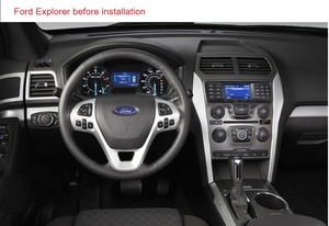 12.1 "remplacement de tableau de bord de moule privé Android 9.0 autoradio stéréo GPS <span class=keywords><strong>Navigation</strong></span> pour Ford Explorer 2014- Rockchip PX3 PX6 - Product Image 5