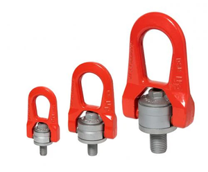 Anillo de elevación giratorio G80 con recubrimiento en polvo, tornillo de tracción central, pivote de elevación de alta resistencia, forjado en caliente, para elevación aérea G80 - Product Image 3