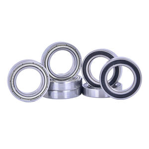 Fournisseur direct d'usine Roulements à billes à gorge profonde à paroi mince 6802ZZ Diamètre intérieur 15 mm Diamètre extérieur 24 mm Épaisseur 5 mm Carbone - Product Image 1