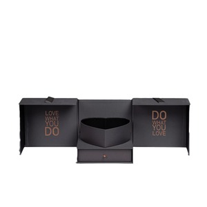 Boîte cadeau haut de gamme à double tiroir pour fleurs préservées, design LOVE YOU DO DO YOU LOVE, pour la Saint-Valentin et les fêtes - Product Image 6