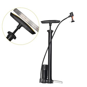 Wholesale Portable Design High Pressure 160 PSI Bike Hand <b>Pump</b> with Gauge Aluminum Alloy Air Hand Foot Bicycle <b>Pump</b> - Product Image 1