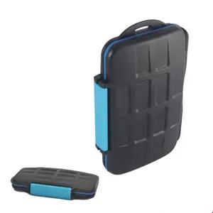 Water proof seamless SD card and CF card storage memory card case