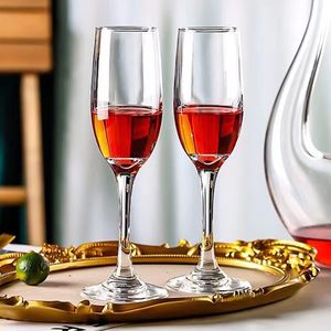 Flûte à champagne en Tritan incassable de 5 oz, résistante au lave-vaisselle, réutilisable, en plastique, pour mariage et fête, sans MOQ - Product Image 3