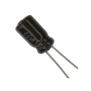 ตัวเก็บประจุแบบรูทะลุ (Through Hole) ยี่ห้อ Manufacturer Channel รุ่น 22uF ECE-A1CKA220  ชนิดอลูมิเนียม ความจุ 22uF ความคลาดเคลื่อน 20% แรงดัน 16V แบบขาเรเดียล - Product Image 1