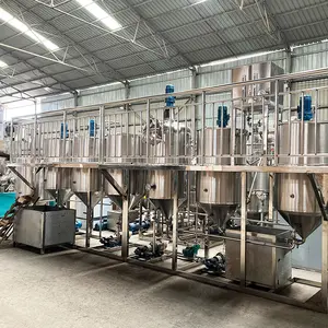 Large Crude Oil Modular Refinery Plants Manufacture Cooking Oil Refining Machine Production Line