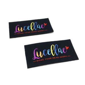 Étiquettes de vêtements personnalisées de haute qualité avec logo de marque, étiquettes en tissu tissé autocollantes - Product Image 2
