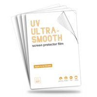 Protecteur d'écran UV pour téléphone portable Protecteurs d'écran transparents super lisses Film hydrogel Films UV HD