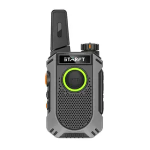 Starft TC18 2W UHF VHF đôi PTT Key một chìa khóa ghép nối Loại-C sạc Walkie Talkie