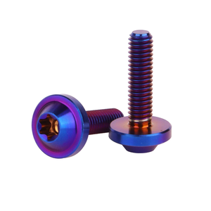 M5 M6 M8 chân không đầy màu sắc TC4 nhiều kích cỡ hợp kim titan đầu lục giác ổ cắm xe máy sửa đổi vít bu lông - Product Image 5