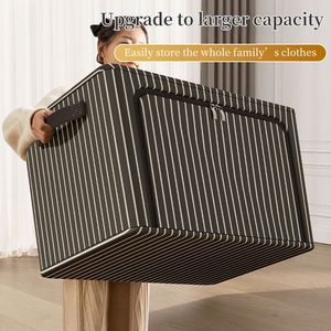 Boîte de rangement en tissu Oxford pliable pour couettes, sac de rangement pour vêtements de garde-robe, boîte organisatrice de vêtements et couettes pour la maison, vente en gros - Product Image 6