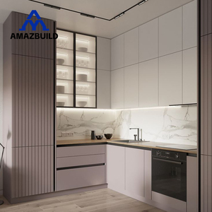 Accesorios para Muebles de Cocina Personalizados AMAZBUILD, Isla de Cocina Flotante, Diseño Moderno, Crea <span class=keywords><strong>Tu</strong></span> Propio Mueble, Encimera de Cuarzo - Product Image 5