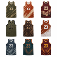 Maillot de basketball personnalisé pour jeunes, vierge, en polyester respirant à séchage rapide, pour entraînement d'équipe, vente en gros usine
