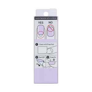<span class=keywords><strong>Faux</strong></span> Ongles à Presser Effet <span class=keywords><strong>Gel</strong></span> Brillant Violet Doux en Mélange TPEE TPU, 30 Pièces, Marque Privée, Colle Adhésive Incluse - Product Image 5